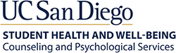logo for Counseling and Psychological Services - UC San Diego